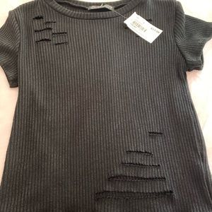 Black tee